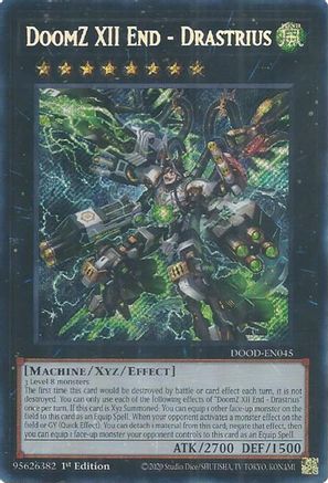 DoomZ XII End - Drastrius [DOOD-EN045] Secret Rare - Yu-Gi-Oh! - Card Brawlers | Quebec | Canada |