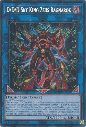 D/D/D Sky King Zeus Ragnarok [DOOD-EN049] Secret Rare - Yu-Gi-Oh! - Card Brawlers | Quebec | Canada |