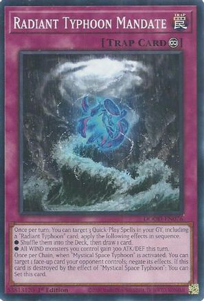 Radiant Typhoon Mandate [DOOD-EN076] Common - Yu-Gi-Oh! - Card Brawlers | Quebec | Canada |