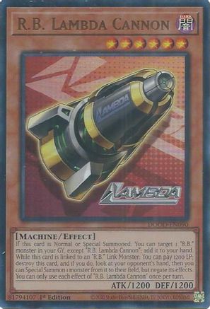 R.B. Lambda Cannon [DOOD-EN090] Ultra Rare - Yu-Gi-Oh! - Card Brawlers | Quebec | Canada |