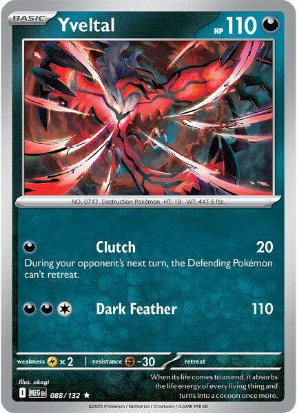 Yveltal (088/132) [Mega Evolutions: Base Set] - Pokémon - Card Brawlers | Quebec | Canada |