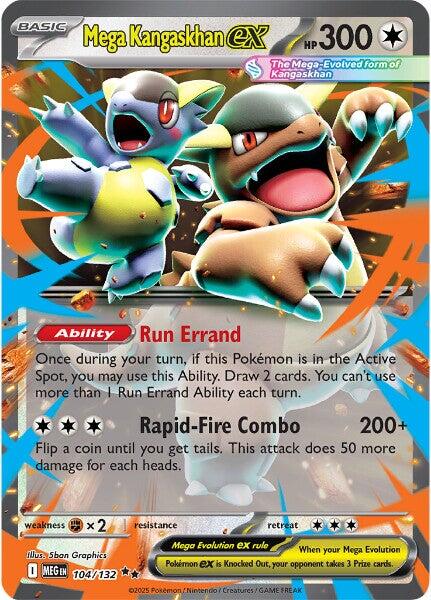 Mega Kangaskhan ex (104/132) [Mega Evolution: Base Set] - Pokémon - Card Brawlers | Quebec | Canada |