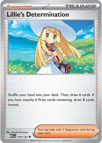 Lillie's Determination (119/132) [Mega Evolutions: Base Set] - Pokémon - Card Brawlers | Quebec | Canada |