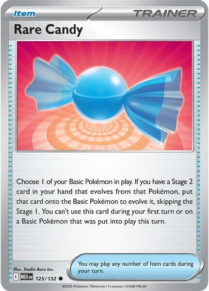 Rare Candy (125/132) [Mega Evolution: Base Set] - Pokémon - Card Brawlers | Quebec | Canada |
