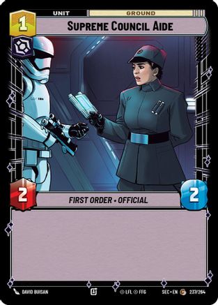 Supreme Council Aide (237/264) (237/264) [Secrets of Power] - Fantasy Flight Games - Card Brawlers | Quebec | Canada |