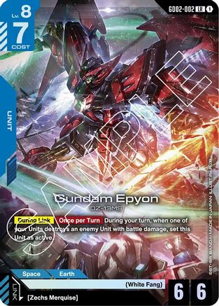 Gundam Epyon (GD02-002) - Dual Impact Holofoil
