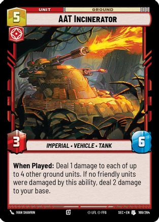 AAT Incinerator (169/264) (169/264) [Secrets of Power] - Fantasy Flight Games - Card Brawlers | Quebec | Canada |
