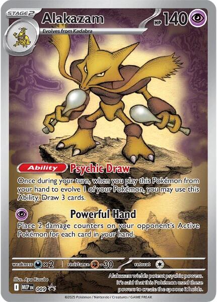 Alakazam (009) [Mega Evolution Promo] - Pokémon - Card Brawlers | Quebec | Canada |