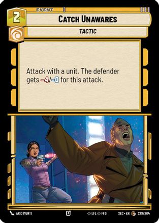 Catch Unawares (229/264) (229/264) [Secrets of Power] - Fantasy Flight Games - Card Brawlers | Quebec | Canada |
