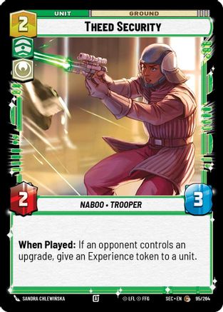 Theed Security (95/264) (95/264) [Secrets of Power] - Fantasy Flight Games - Card Brawlers | Quebec | Canada |