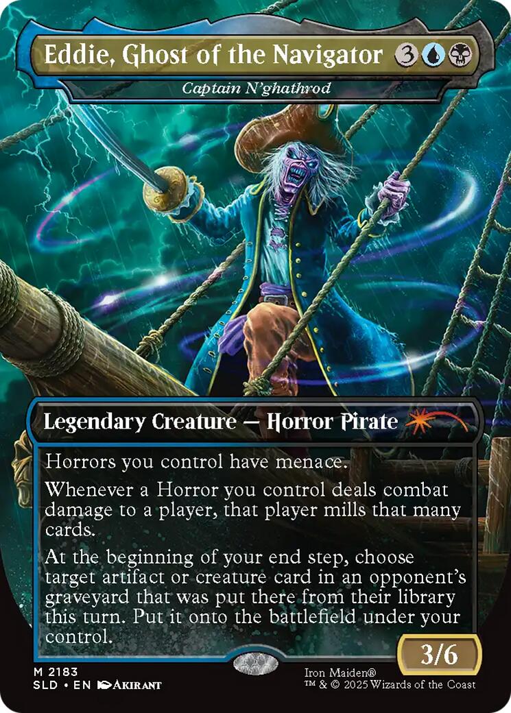 Eddie, Ghost of the Navigator - Captain N'ghathrod [Secret Lair Drop Series] - Magic: The Gathering - Card Brawlers | Quebec | Canada |