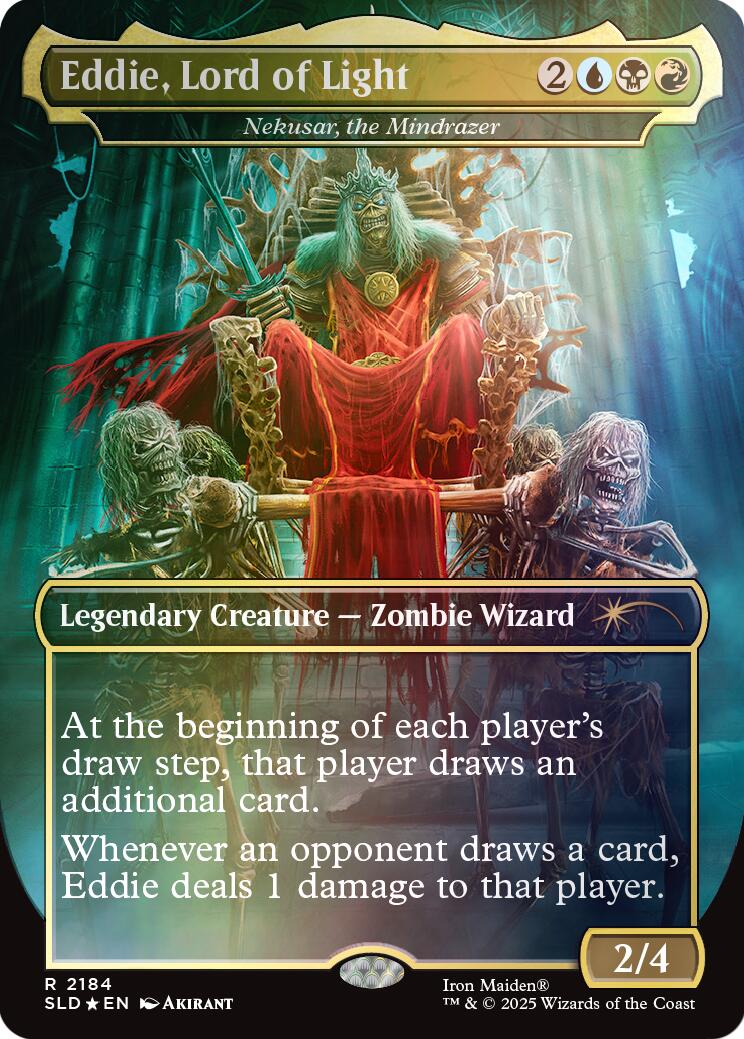 Eddie, Lord of Light - Nekusar, the Mindrazer (Rainbow Foil) [Secret Lair Drop Series] - Magic: The Gathering - Card Brawlers | Quebec | Canada |
