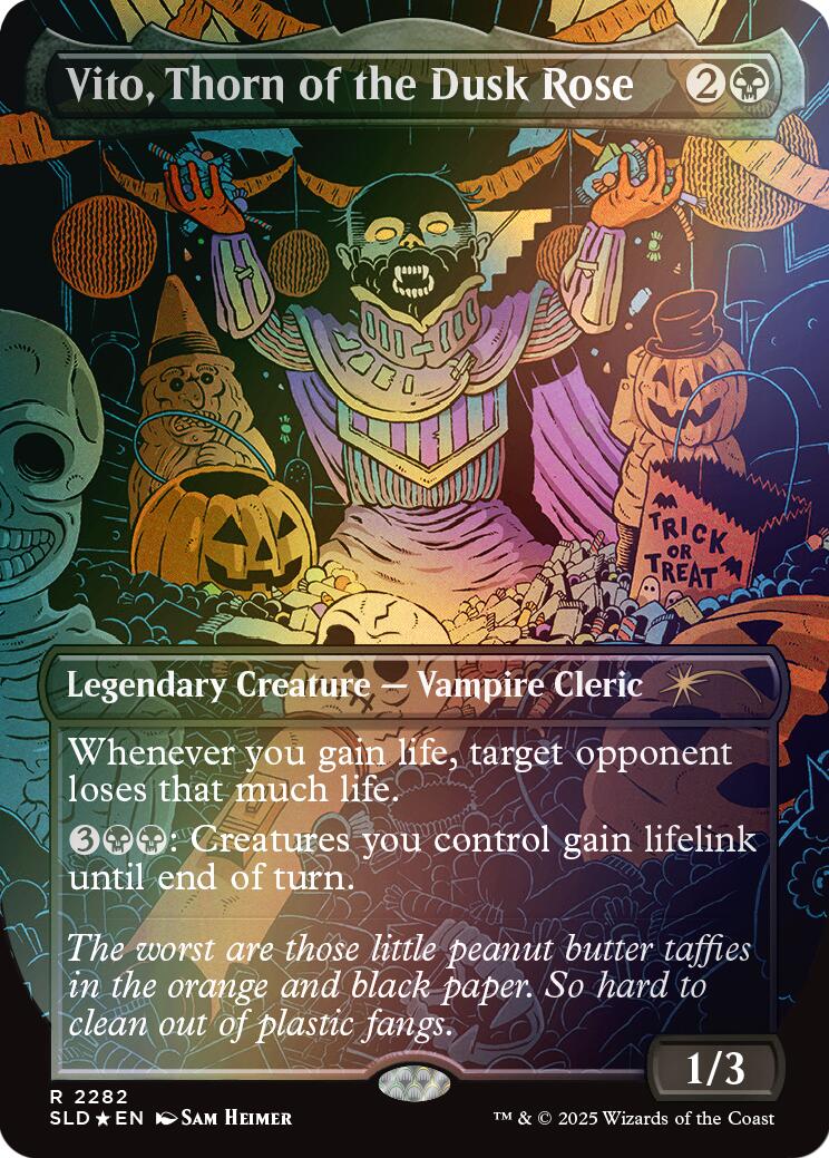 Vito, Thorn of the Dusk Rose (Rainbow Foil) [Secret Lair Drop Series] - Magic: The Gathering - Card Brawlers | Quebec | Canada |