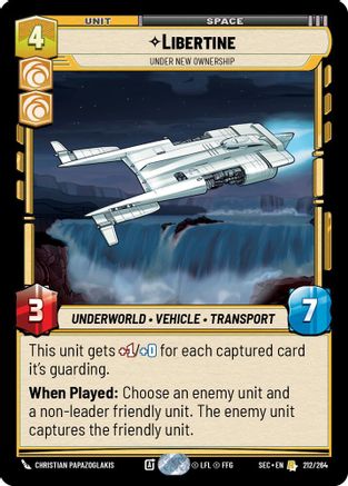 Libertine (212/264) - Under New Ownership (212/264) [Secrets of Power] - Fantasy Flight Games - Card Brawlers | Quebec | Canada |