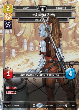 Aurra Sing - Patient and Deadly (140) (140) [Sector and Regional Promos: Season 1] - Fantasy Flight Games - Card Brawlers | Quebec | Canada |