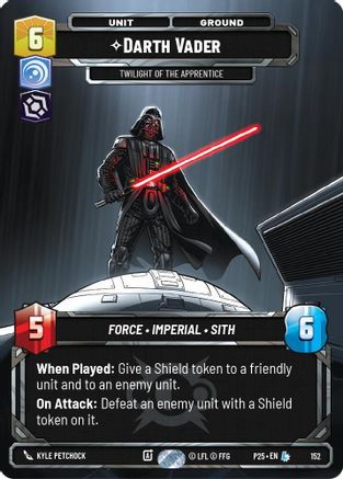 Darth Vader - Twilight of the Apprentice (152) (152) [Sector and Regional Promos: Season 1] - Fantasy Flight Games - Card Brawlers | Quebec | Canada |