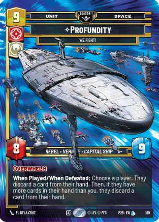 Profundity - We Fight! (169) (169) [Sector and Regional Promos: Season 1] - Fantasy Flight Games - Card Brawlers | Quebec | Canada |