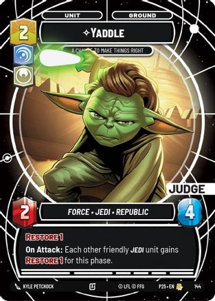 Yaddle - A Chance To Make Things Right (144) (144) [Judge Promos] - Fantasy Flight Games - Card Brawlers | Quebec | Canada |