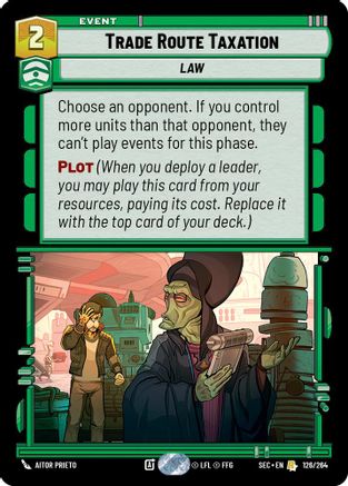 Trade Route Taxation (126/264) (126/264) [Secrets of Power] - Fantasy Flight Games - Card Brawlers | Quebec | Canada |