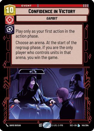 Confidence in Victory (145/264) (145/264) [Secrets of Power] - Fantasy Flight Games - Card Brawlers | Quebec | Canada |