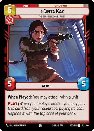 Cinta Kaz (172/264) - The Struggle Comes First (172/264) [Secrets of Power] - Fantasy Flight Games - Card Brawlers | Quebec | Canada |