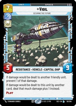 Vigil (50/264) - Securing the Future (50/264) [Secrets of Power] - Fantasy Flight Games - Card Brawlers | Quebec | Canada |