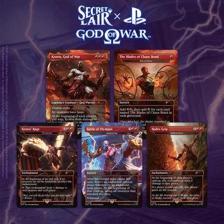 Secret Lair x God of War: Greek - Non-Foil Edition - Secret Lair Drop Series - Card Brawlers | Quebec | Canada |