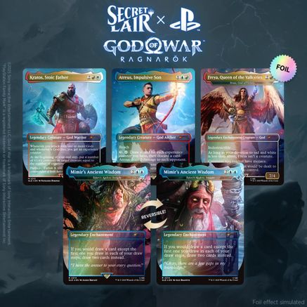 Secret Lair x God of War: Norse - Traditional Foil Edition - Secret Lair Drop Series - Card Brawlers | Quebec | Canada |