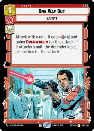 One Way Out (157/264) (157/264) [Secrets of Power] - Fantasy Flight Games - Card Brawlers | Quebec | Canada |