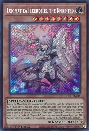 Dogmatika Fleurdelis, the Knighted (Secret Rare) [CH01-EN015] Secret Rare - Yu-Gi-Oh! - Card Brawlers | Quebec | Canada |