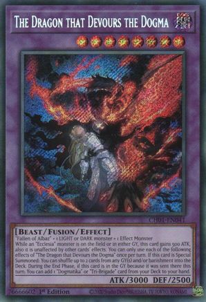The Dragon that Devours the Dogma (Secret Rare) [CH01-EN041] Secret Rare - Yu-Gi-Oh! - Card Brawlers | Quebec | Canada |