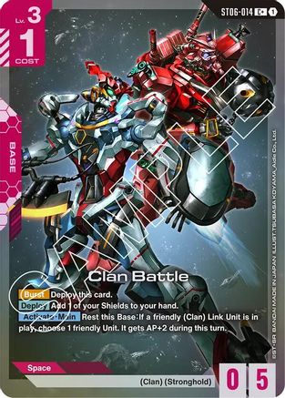 Clan Battle (C+) (ST06-014) - Starter Deck 06 Clan Unity Holofoil