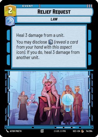 Relief Request (74/264) (74/264) [Secrets of Power] - Fantasy Flight Games - Card Brawlers | Quebec | Canada |