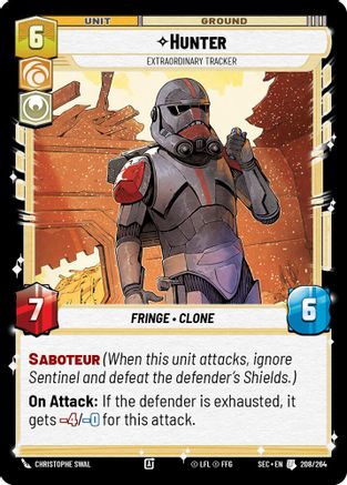 Hunter - Extraordinary Tracker (208/264) (208/264) [Secrets of Power] - Fantasy Flight Games - Card Brawlers | Quebec | Canada |