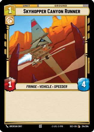 Skyhopper Canyon Runner (214/264) (214/264) [Secrets of Power] - Fantasy Flight Games - Card Brawlers | Quebec | Canada |