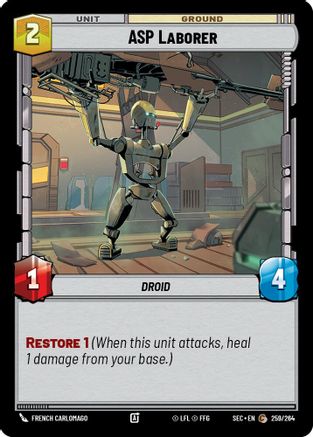 ASP Laborer (259/264) (259/264) [Secrets of Power] - Fantasy Flight Games - Card Brawlers | Quebec | Canada |
