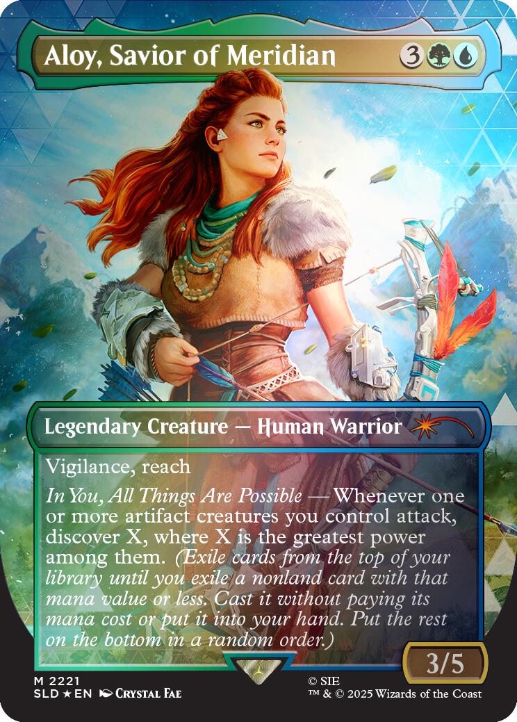 Aloy, Savior of Meridian (Rainbow Foil) [Secret Lair Drop Series] - Magic: The Gathering - Card Brawlers | Quebec | Canada |