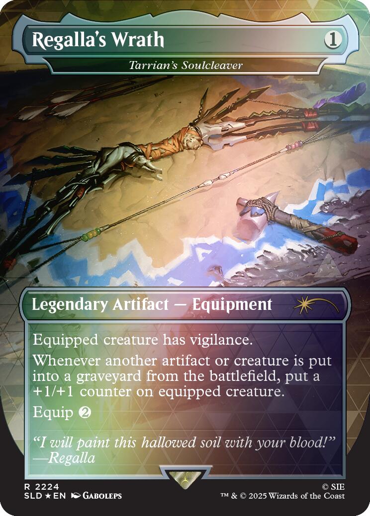 Regalla's Wrath - Tarrian's Soulcleaver (Rainbow Foil) [Secret Lair Drop Series] - Magic: The Gathering - Card Brawlers | Quebec | Canada |