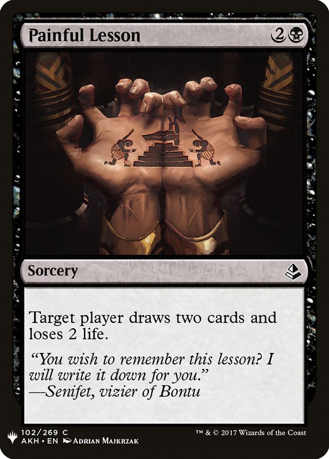 Painful Lesson [Mystery Booster] - Magic: The Gathering - Card Brawlers | Quebec | Canada |