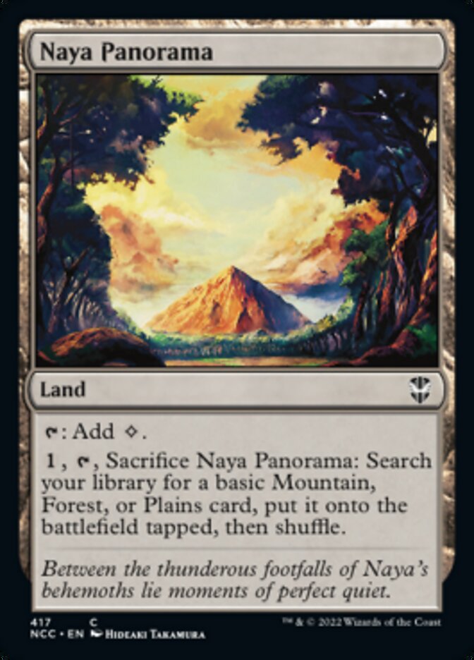 Naya Panorama [Streets of New Capenna Commander] - Magic: The Gathering - Card Brawlers | Quebec | Canada |