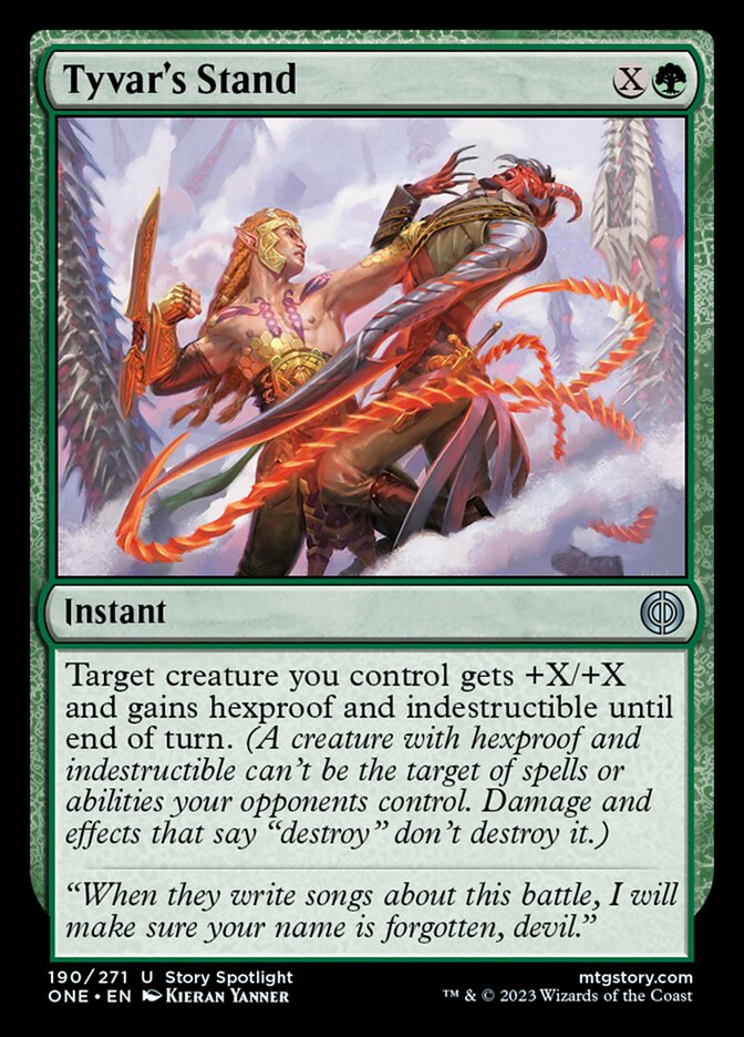 Tyvar's Stand [Phyrexia: All Will Be One] - Magic: The Gathering - Card Brawlers | Quebec | Canada |