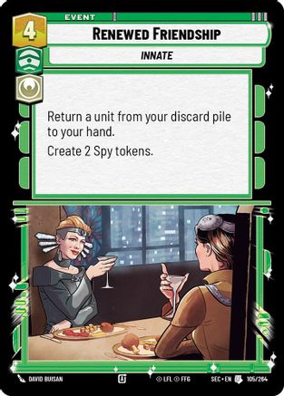 Renewed Friendship (105/264) (105/264) [Secrets of Power] - Fantasy Flight Games - Card Brawlers | Quebec | Canada |