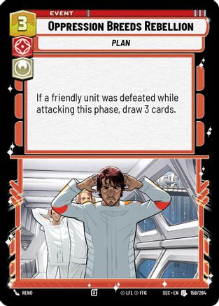Oppression Breeds Rebellion (158/264) (158/264) [Secrets of Power] - Fantasy Flight Games - Card Brawlers | Quebec | Canada |
