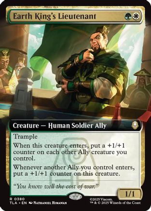 Earth King's Lieutenant (Extended Art) [Avatar: The Last Airbender] - Magic: The Gathering - Card Brawlers | Quebec | Canada |