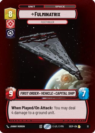 Fulminatrix - Fleet Killer (12) [Secrets of Power: Weekly Play] - Fantasy Flight Games - Card Brawlers | Quebec | Canada |