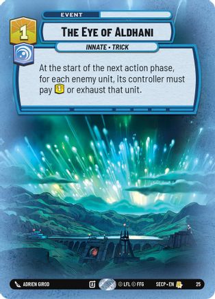 The Eye of Aldhani (Foil) (25) [Secrets of Power: Weekly Play] - Fantasy Flight Games - Card Brawlers | Quebec | Canada |