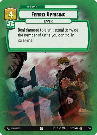 Ferrix Uprising (Foil) (30) [Secrets of Power: Weekly Play] - Fantasy Flight Games - Card Brawlers | Quebec | Canada |