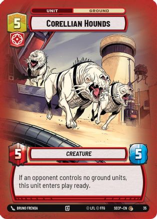 Corellian Hounds (Foil) (35) [Secrets of Power: Weekly Play] - Fantasy Flight Games - Card Brawlers | Quebec | Canada |