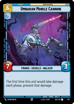 Umbaran Mobile Cannon (577) (Foil) (577) [Secrets of Power] - Fantasy Flight Games - Card Brawlers | Quebec | Canada |