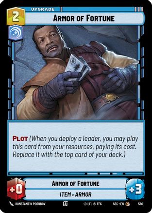 Armor of Fortune (580) (Foil) (580) [Secrets of Power] - Fantasy Flight Games - Card Brawlers | Quebec | Canada |